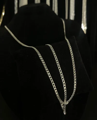 Pulseira Grumet 3mm prata 925