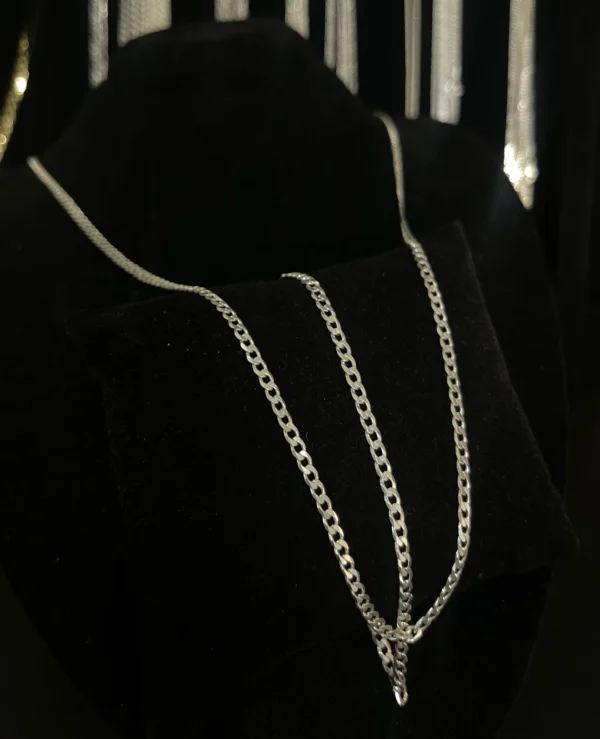 Pulseira Grumet 3mm prata 925
