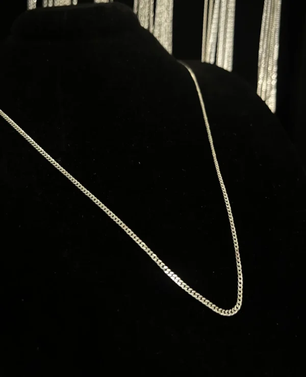 corrente prata 925 grumet