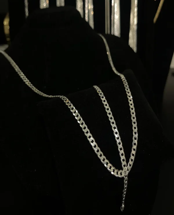 Pulseira Grumet 4mm em Prata 925